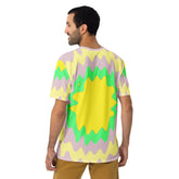 Comfortable men's crew neck t-shirt with cobra pose design.